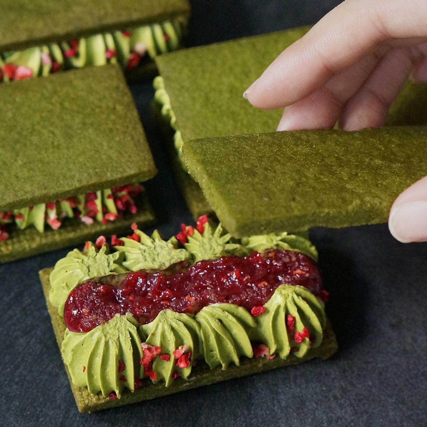 宇治抹茶バターサンド
