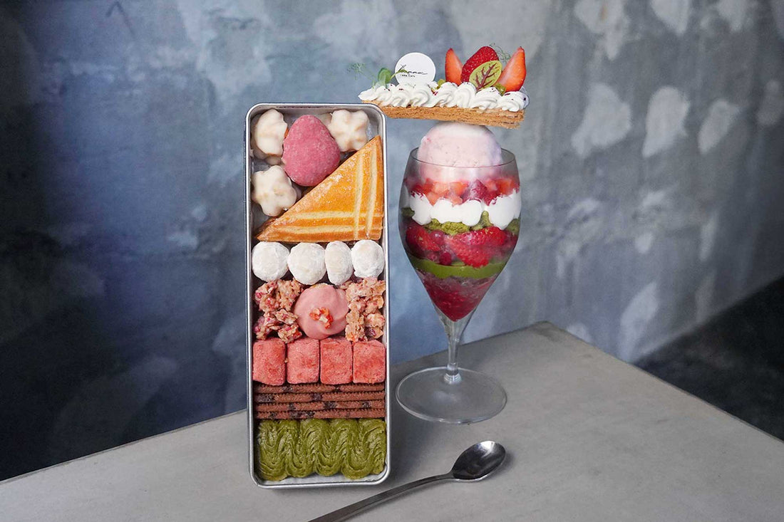 【9/18(金)18:00発売】パフェをそのままクッキー缶に。「Baked Parfait - Strawberry -」